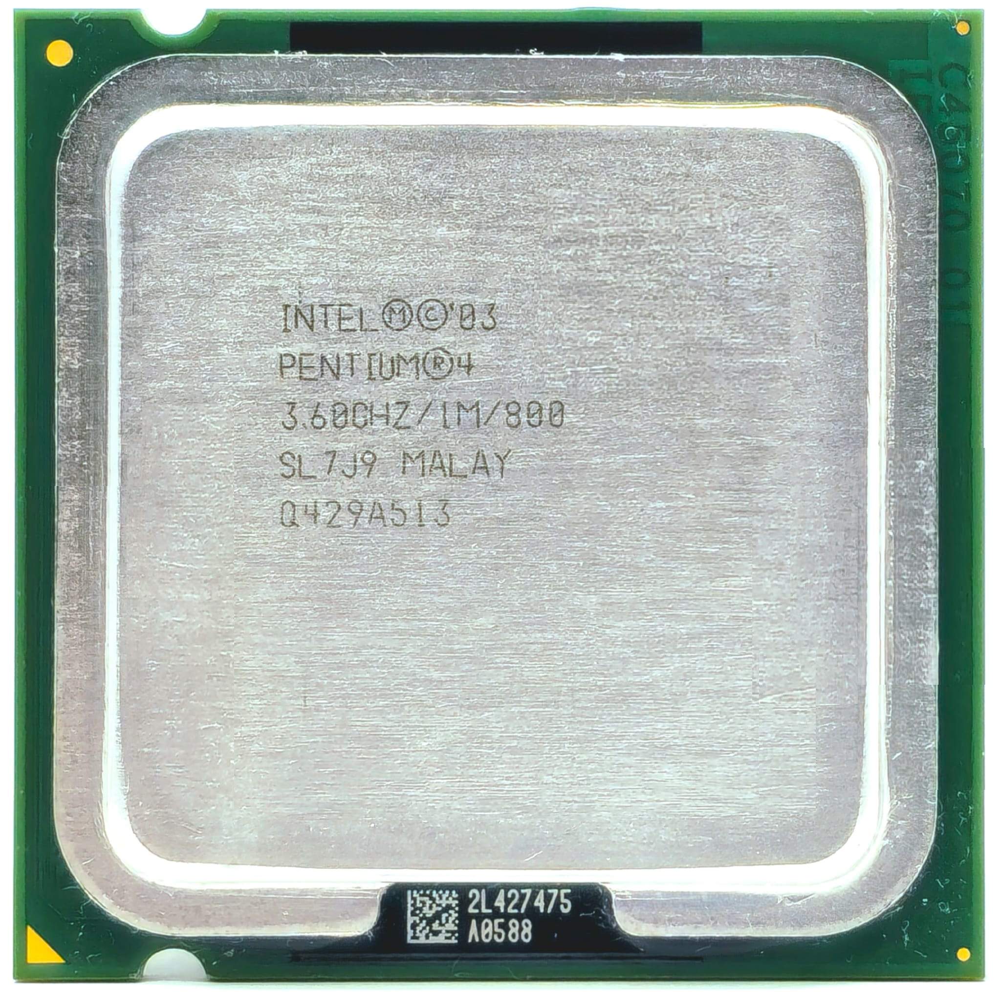 Intel JM80547PG1041M - 3.60Ghz 800Mhz 1MB Cache LGA775 Intel Pentium 4 560J CPU Processor