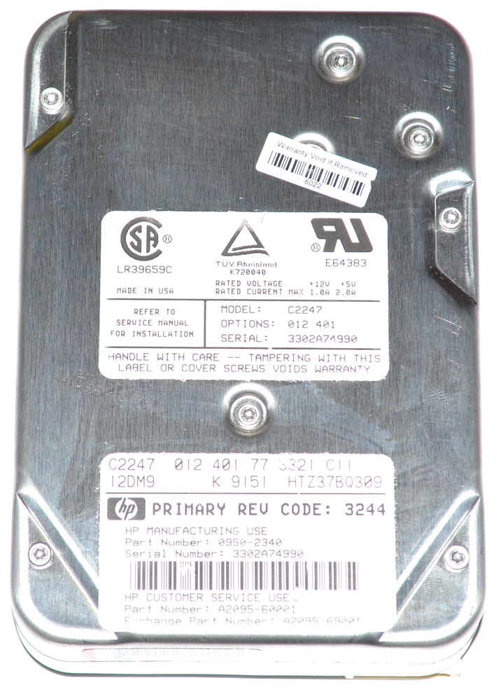 Hewlett-Packard (HP) C2247-69275 - 1GB 5.4K RPM 68-Pin SCSI 3.5" Hard Drive Disk (HDD)
