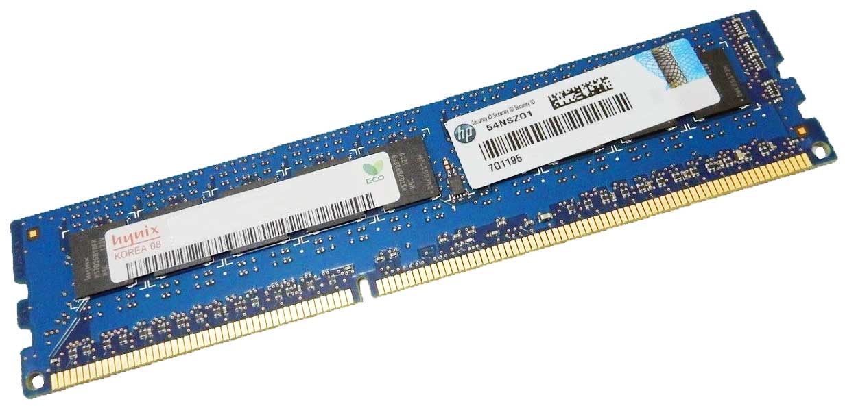 Servers - ECC Registered: HP 500208-562 - 1GB 1333Mhz PC3-10600E DDR3-1333 ECC 240-Pin Memory Ram for Servers