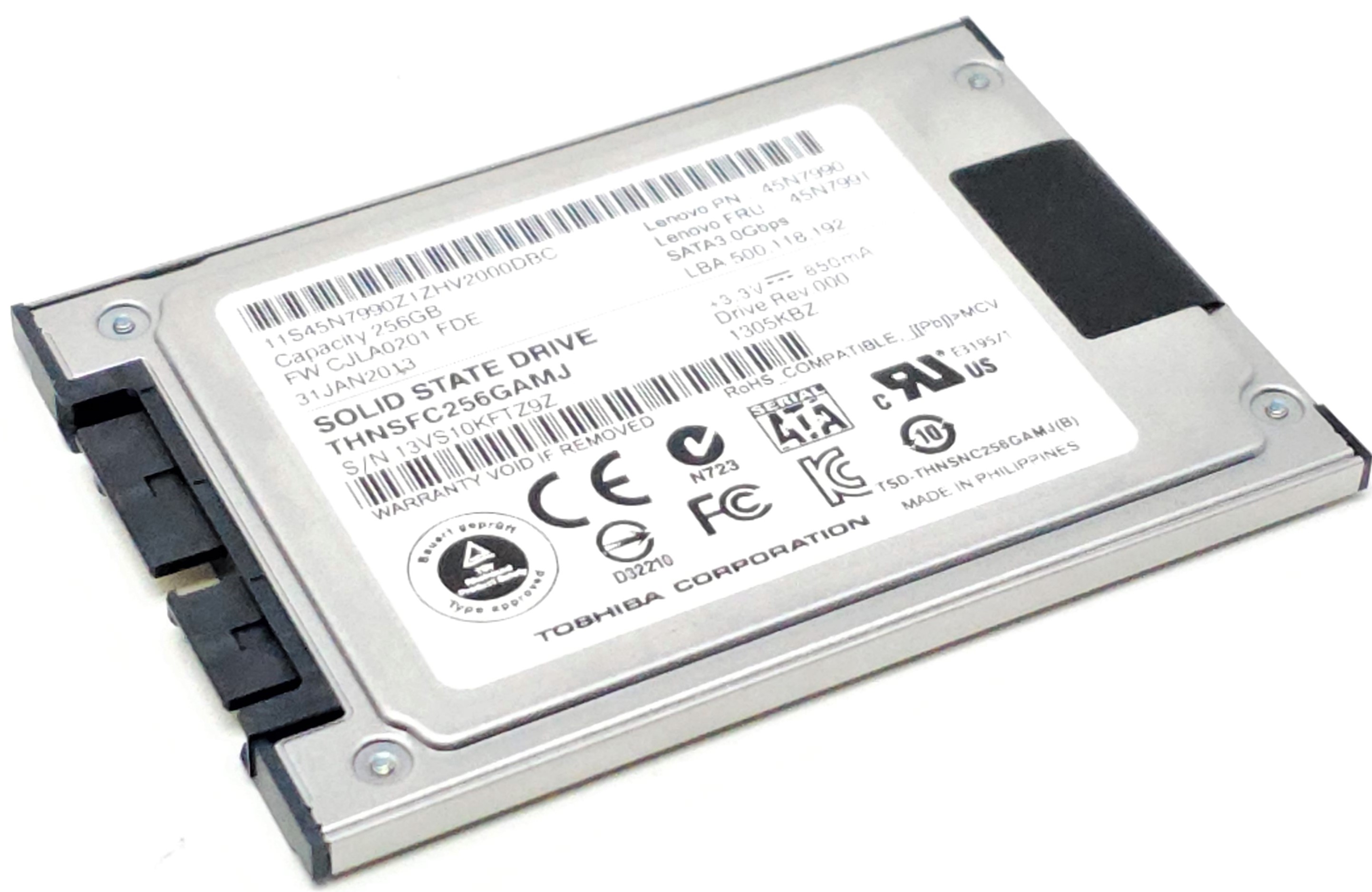 IBM / Lenovo 45N8207 - 256GB FDE SATA 1.8