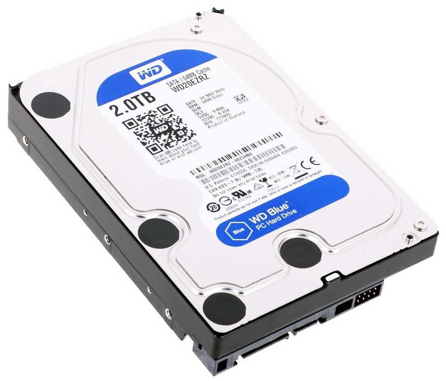Western Digital WD20EZRZ - 2TB 5.4K RPM 64MB Cache SATA 3.5