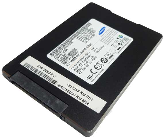 Samsung MZ-7PC1280/0L1 - 128GB 6Gbps SATA 7mm Thin 2.5" Solid State SSD
