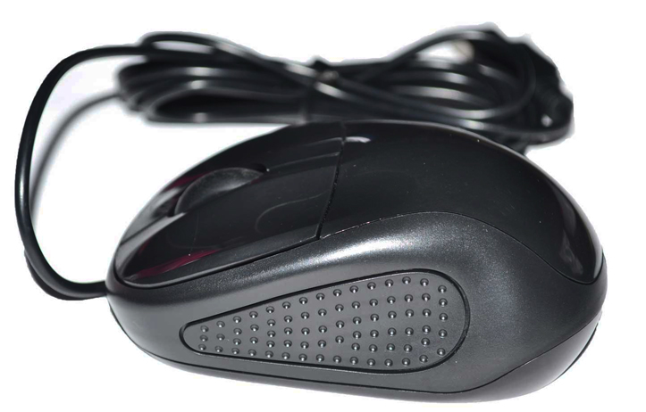 Black iMicro Ergonomic Wired USB 3D Optical Mouse - CPU Medics