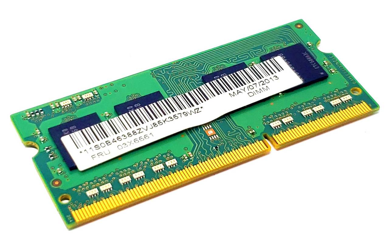 HP - 4GB (1x4GB) PC3-12800S DDR3-1600 204-Pin SODIMM Laptop Memory Ram - CPU Medics