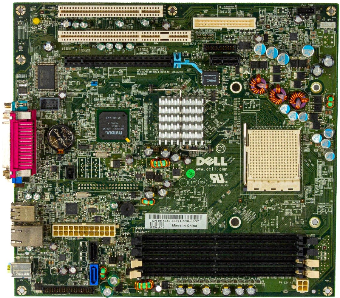 HX340 - Motherboard System Board for OptiPlex 740 DT
