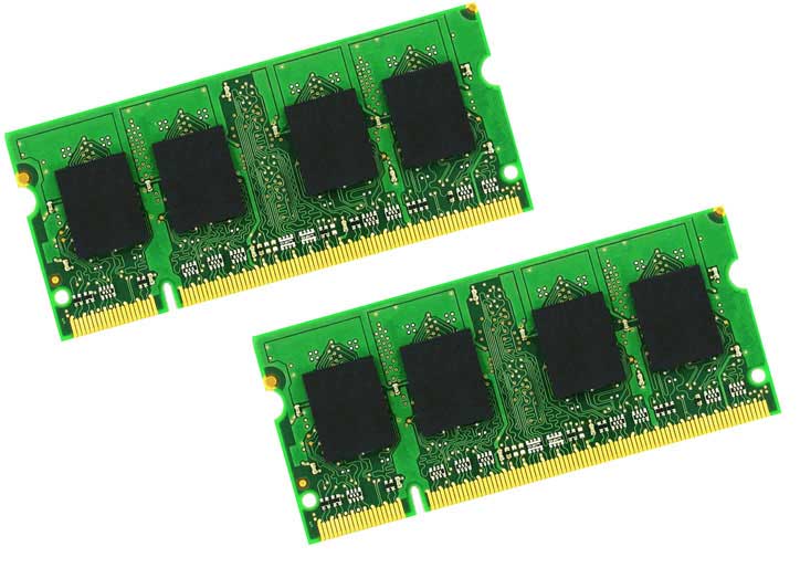 2GB PC2-6400S 200-Pin Laptop Memory:  SNPPP102CK2/2G - 2GB (2x1GB) 800Mhz PC2-6400S 1.8V 200-Pin SODIMM Laptop Ram Memory