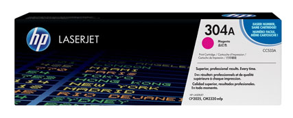 HP CC533A - Magenta 2800 Yield # 304A Toner Cartridge