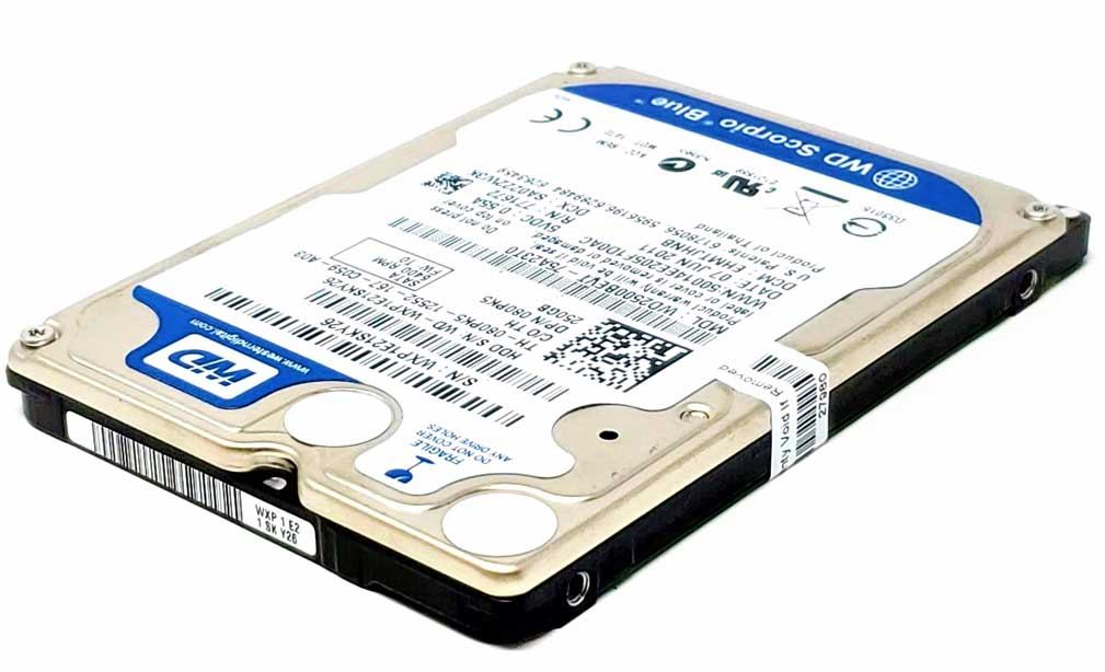 Western Digital WD2500BEVT-00EGHT - 250GB 5.4K RPM SATA 2.5" Hard Disk Drive (HDD)