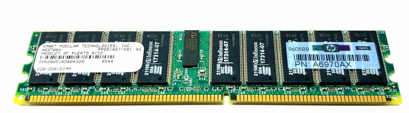 HP A6970AX - 2GB (1X2GB) 266Mhz 2RX4 PC2100 ECC Memory