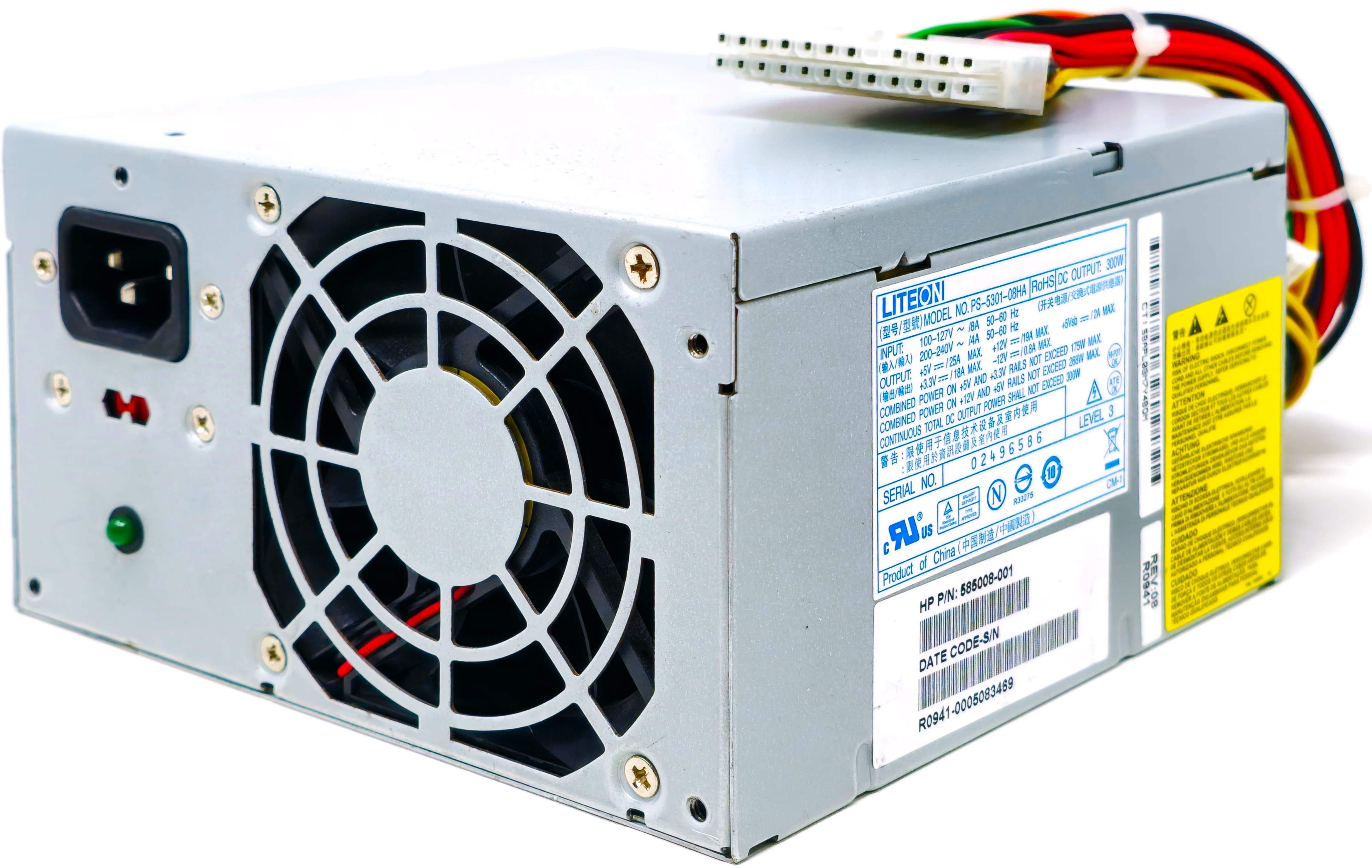 HP 366307-001 - 300W 24-Pin ATX Power Supply for HP Computers