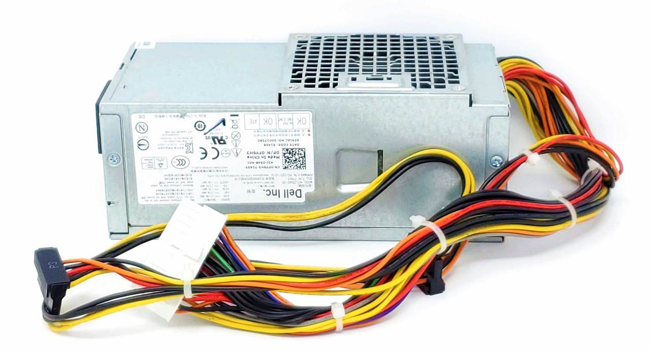 WX9P8 - 250W Power Supply Unit (PSU) for Studio Inspiron Slim line SFF Model: 530S, 531S, 537s, 540s, Vostro Slim line SFF 200, 200s, 220s, 400