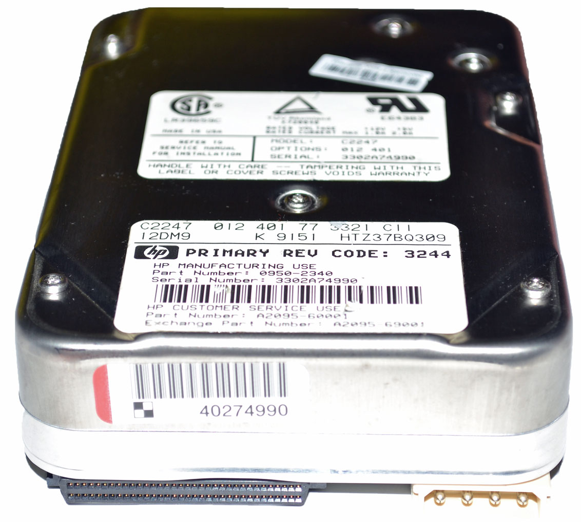 Hewlett-Packard (HP) C2247-69375 - 1GB 5.4K RPM 68-Pin SCSI 3.5" Hard Drive Disk (HDD)