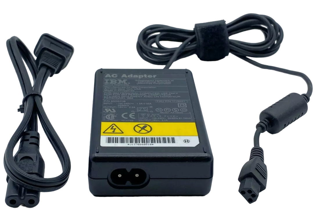 IBM / Lenovo 85G6670 - 16-10VDC 2.2-3.2A AC Adapter Includes Power Cable