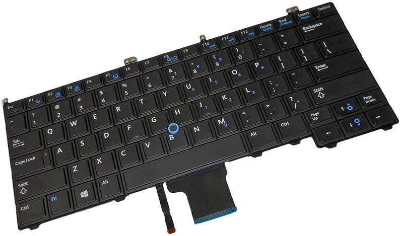 SG-60700-XUA - Black Keyboard US Layout NON-BACKLIT With Stick Point for Latitude E7440