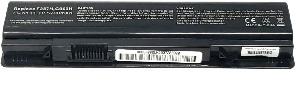 F287F - 6-Cell Battery for Vostro A840 A860 1014 1015 1088
