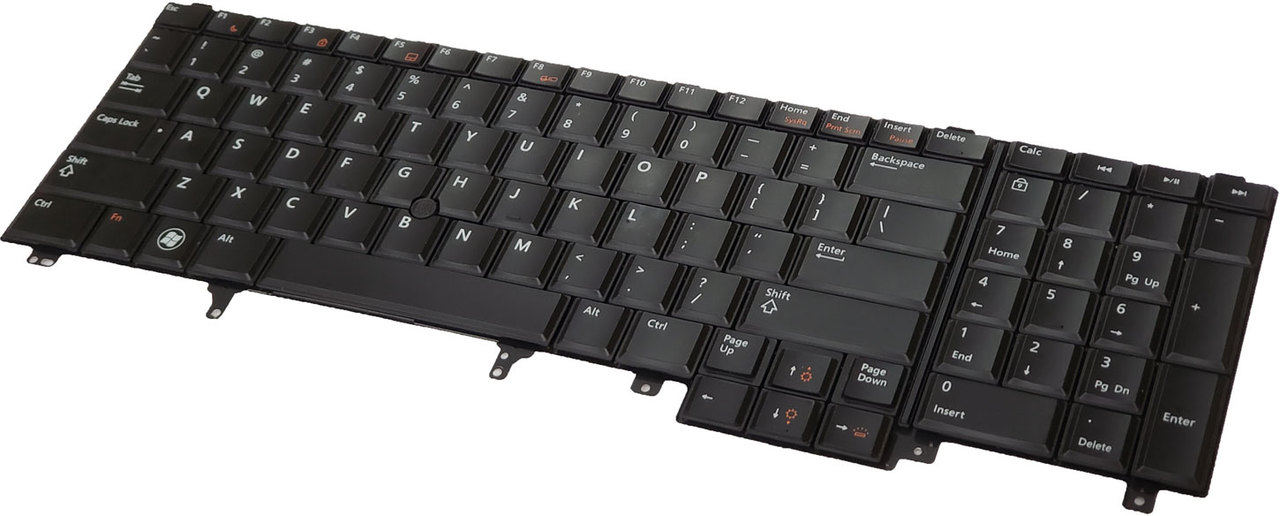 PK130FH1B00 - Black Backlit Keyboard for Precision M4600 M6600 Latitude E5520 E6520