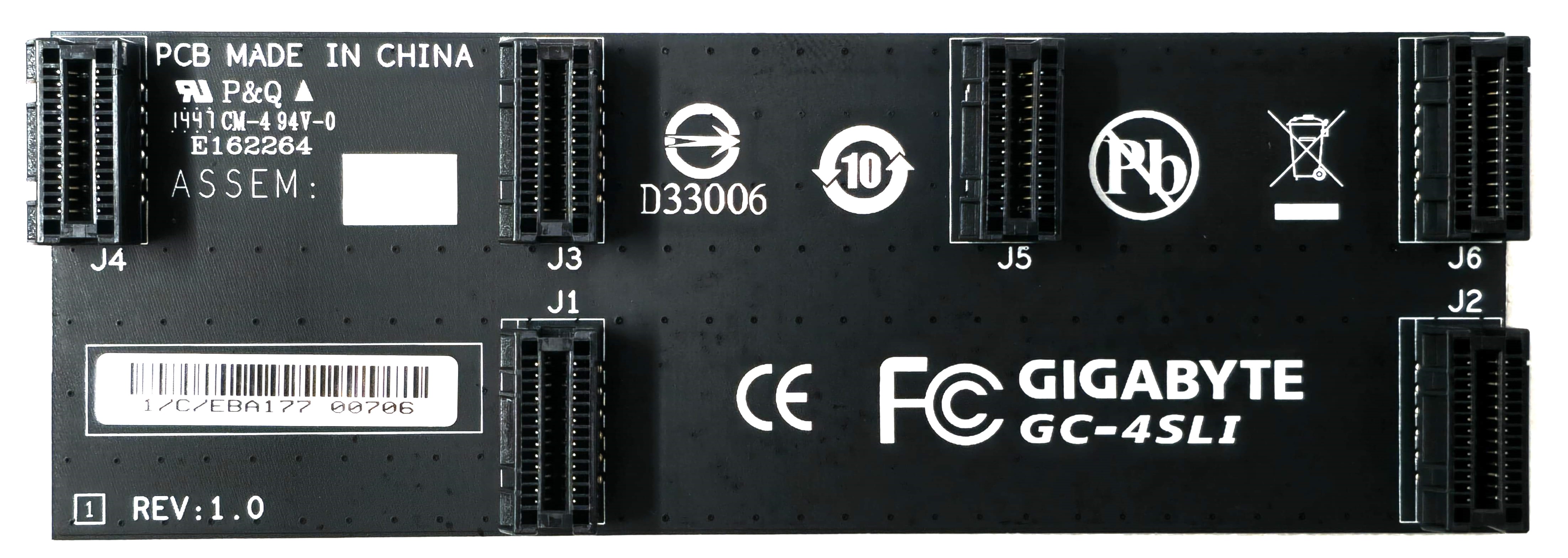 Gigabyte GC-4SLI - 4-Way SLI Nvidia Bridge Connector