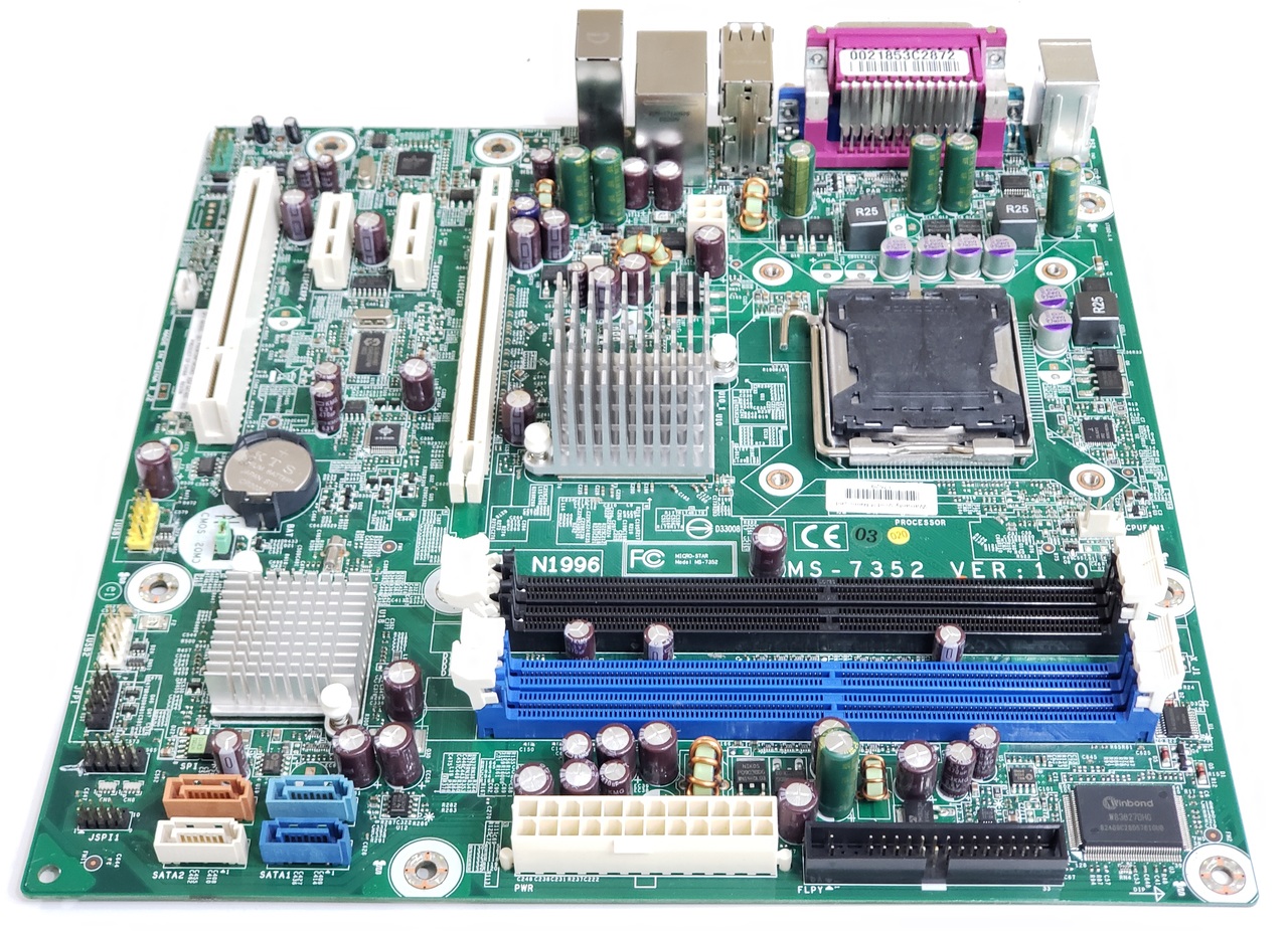 Hewlett-Packard (HP) 480909-001 - 447400-003 dx7400 Q33 ICHP Bearlake  Q33ICH9 Motherboard System Board