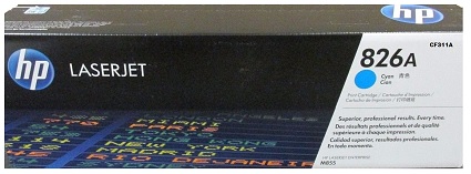 HP CF311A - Cyan 31500 Yield # 826A Toner Cartridge