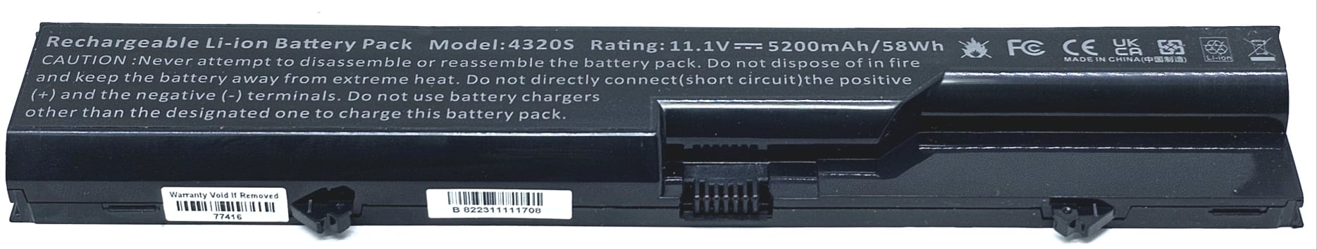 QA352AA - 6-Cell PH06 Battery for Probook 4320s 4420s 4421s 4520s 4720s Compaq 320 420 620 621 625