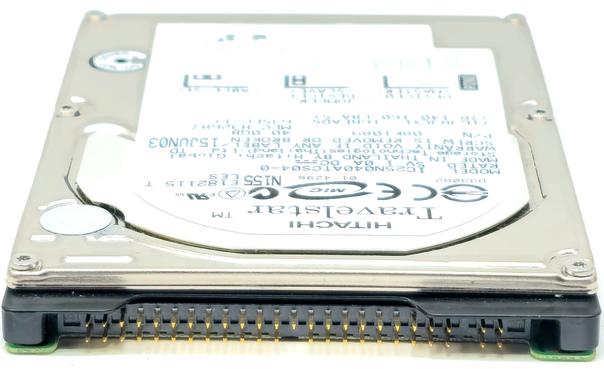 Hitachi HTS424040M9AT00 - 40GB 4.2K RPM IDE PATA ATA 2.5 Laptop Hard Drive