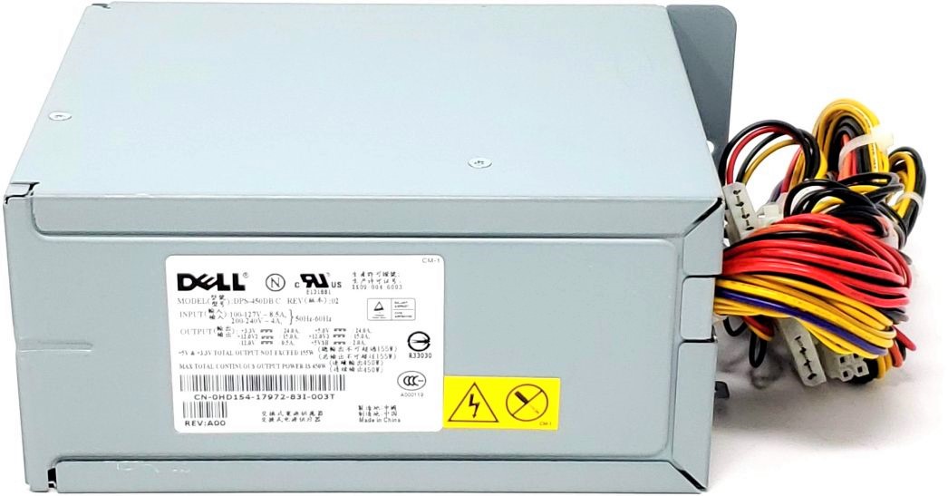 HD154 - 450W NON-Redundant Power Supply for PowerEdge 1600SC HD154 - 450W NON-Redundant Power Supply for PowerEdge 1600SC