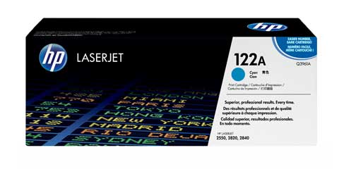 HP Q3961A - Cyan 4000 Yield # 122A Toner Cartridge HP Q3961A - Cyan 4000 Yield # 122A Toner Cartridge
