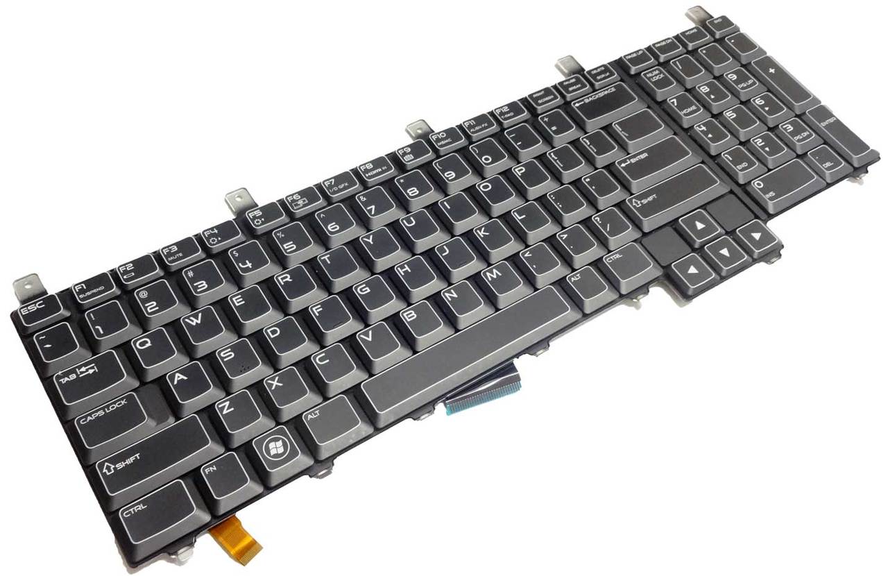 PK130FJ1A00 - Alienware Black Backlit LED Alien FX Keyboard - CPU
