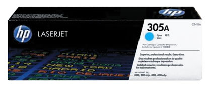 HP CE411A - Cyan 2600 Yield # 305A Toner Cartridge
