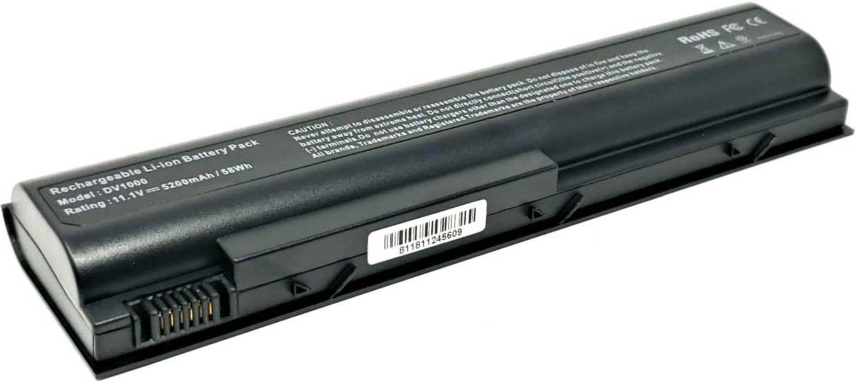 382552-001 - 6-Cell Battery for HP DV1000 DV4000 DV5000 V5000 V2000 M2000 G3000 G5000 ZT4000 ZE2000 NX4800