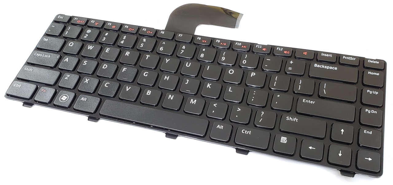 NSK-DX0SQ - Black Keyboard US Layout Non-Backlit for Inspiron M5040 M5050 N5040 N5050 N4110 14R, 14z, XPS 15 (L502X)