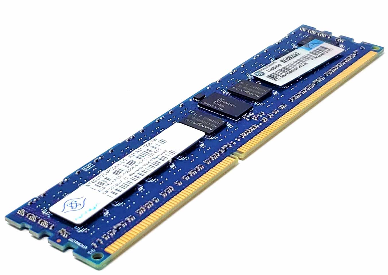 Servers - ECC Registered: Hewlett-Packard (HP) 604504-B21 - 4GB (1X4GB) 1333Mhz 1RX4 PC3L-10600R ECC Low Volatage Registered Memory