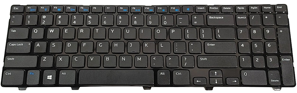 PK130SZ2A00 - Black US Laptop Keyboard for Inspiron 15 3521 3531 3537 5521 15R 5537 Latitude 3540
