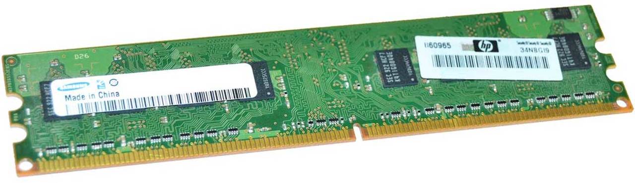 2GB 800Mhz PC2-6400U: Samsung M378T5663QZ3-CF7 - 2GB (1x2GB