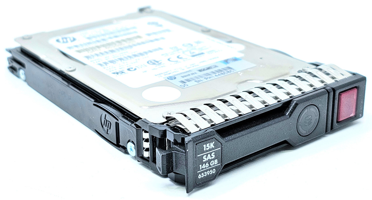 HPE EH0146FCBVB-SC - 146GB 15K RPM 6G SAS SC SFF 2.5" Hard Drive for HPE ProLiant DL120 DL180 DL350P DL360P DL380E DL580 ML350P BL460C Gen8 G8 Gen9 G9
