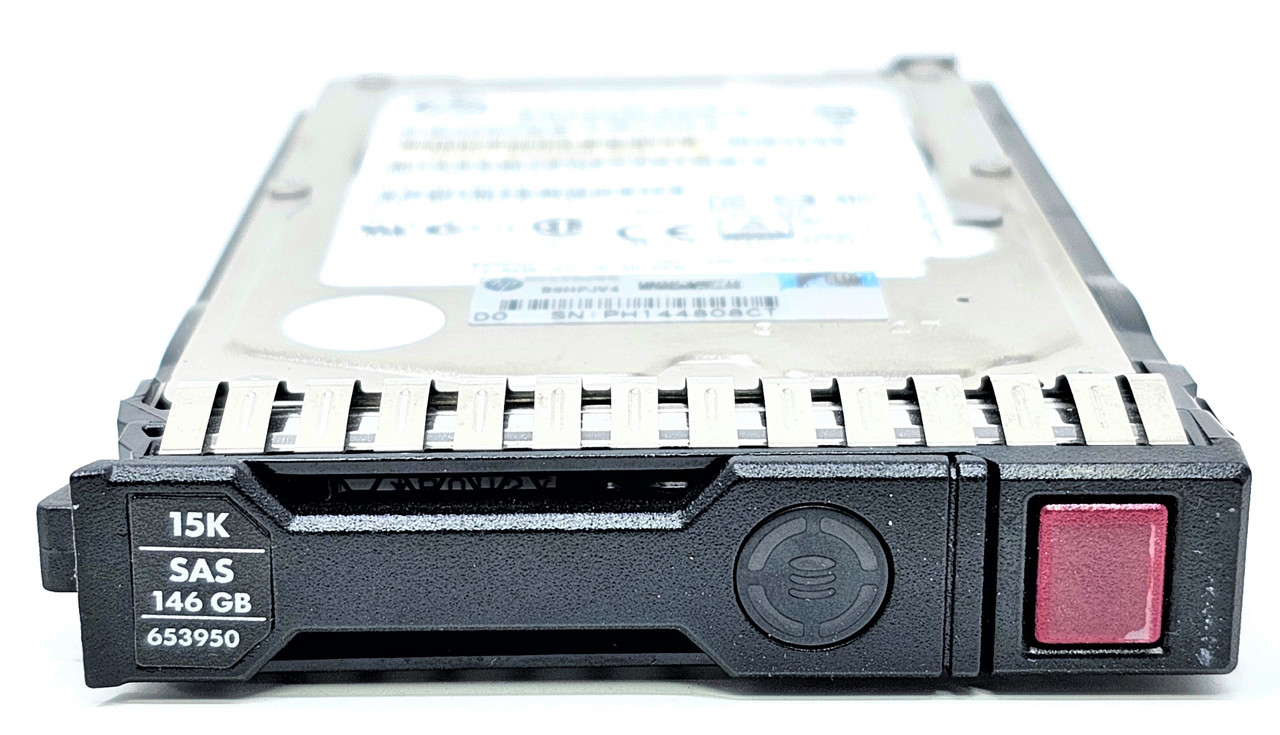 HPE EH0146FCBVB-SC - 146GB 15K RPM 6G SAS SC SFF 2.5" Hard Drive for HPE ProLiant DL120 DL180 DL350P DL360P DL380E DL580 ML350P BL460C Gen8 G8 Gen9 G9
