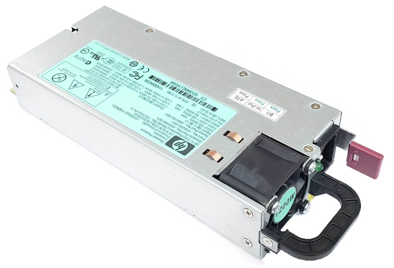 Hewlett-Packard (HP) 453650-B21 - 1200W Common Slot CS Silver Hot Plug Power Supply for G6 G7 Servers