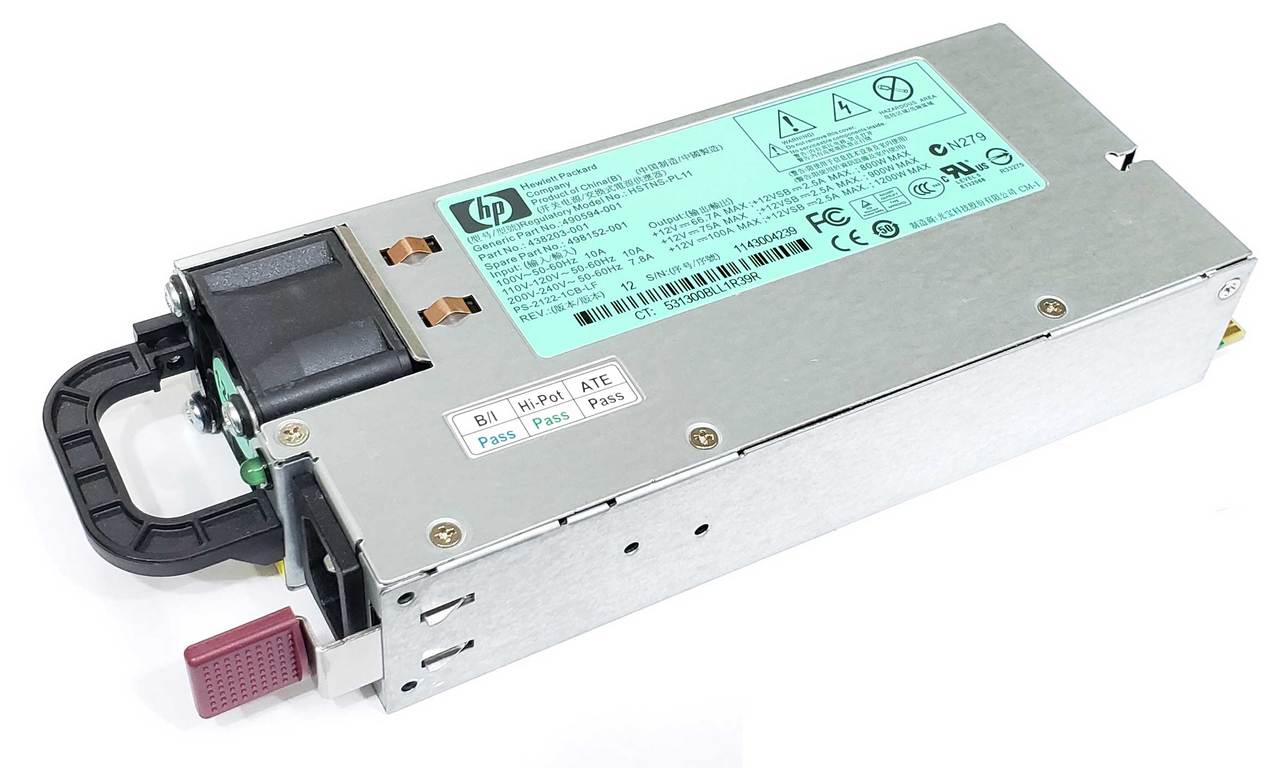Hewlett-Packard (HP) 453650-B21 - 1200W Common Slot CS Silver Hot Plug Power Supply for G6 G7 Servers