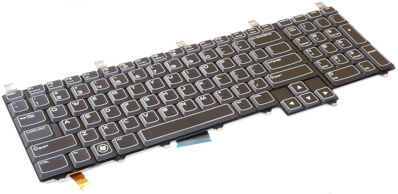 9M46F - Alienware Black Backlit LED Alien FX Keyboard for M17x R2