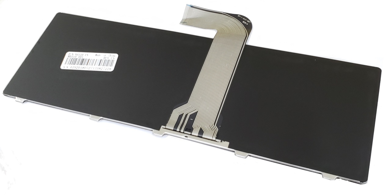 V119525AS - Black Keyboard US Layout Non-Backlit for Inspiron M5040 M5050 N5040 N5050 N4110 14R, 14z, XPS 15 (L502X)