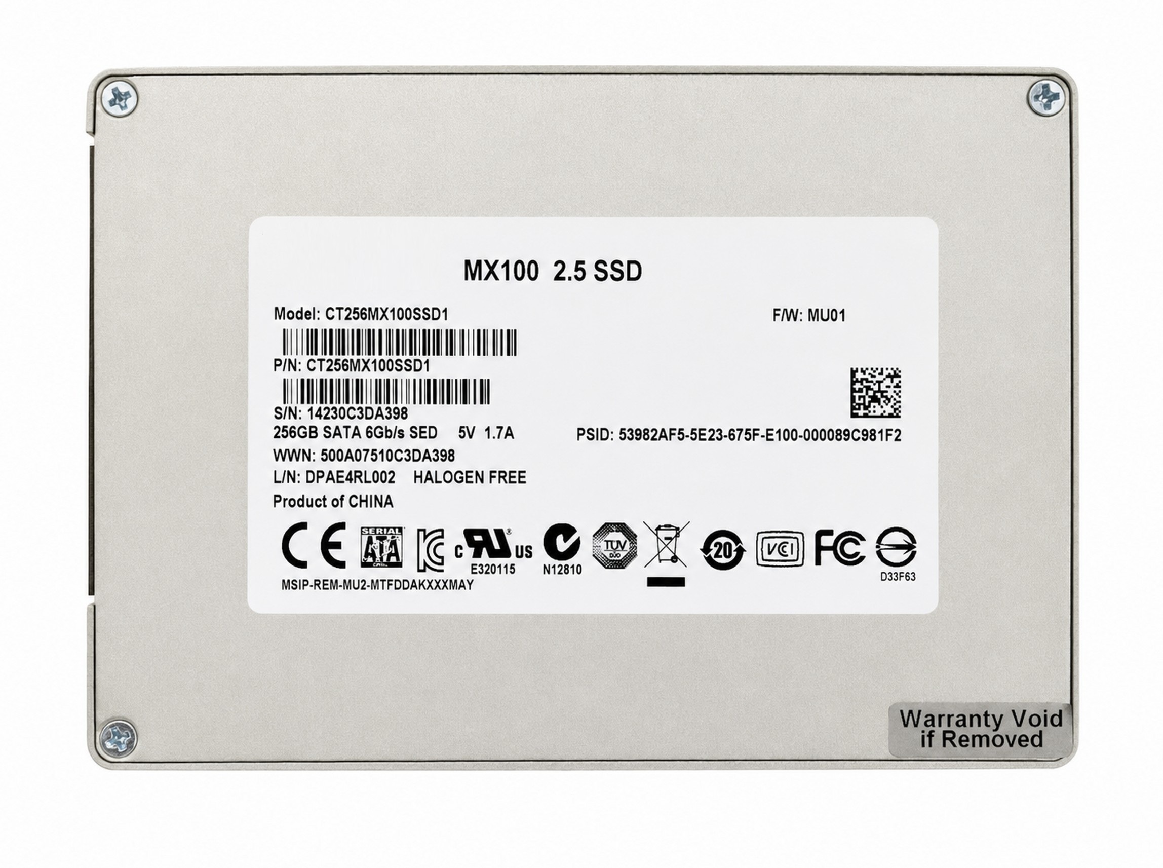 256GB SATA 7mm 2.5" Solid State Drive SSD for Laptop Desktop Workstation