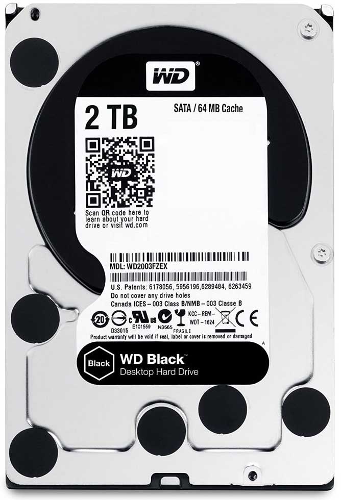 Western Digital WD2001FASS-00W2B0 - 2TB 7.2K RPM 64MB Cache SATA 3.5" Hard Drive