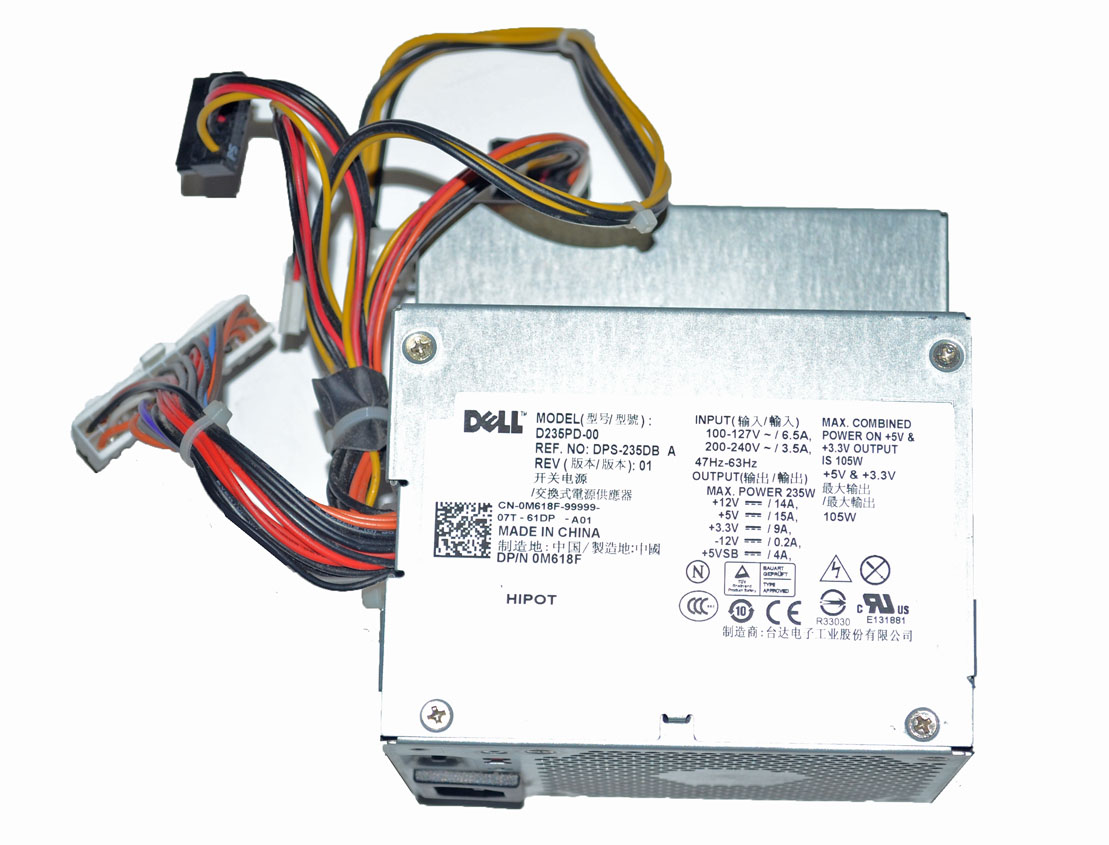 M618F - 235W ATX Power Supply Unit (PSU)