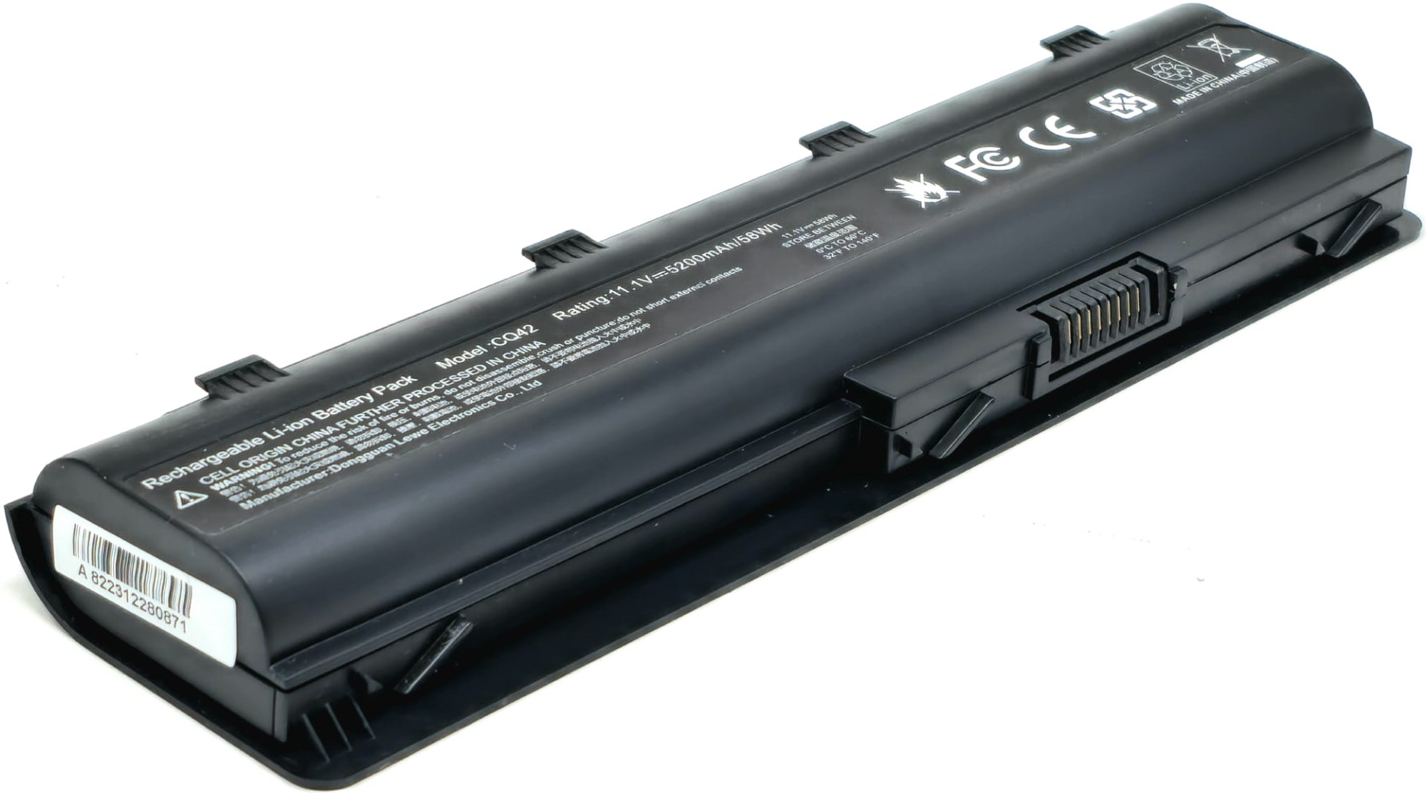 592260-541 - 6-Cell 10.8V 56Whr Replacement Battery for HP MU06 CQ42 CQ43 CQ56 CQ57 CQ62 CQ72 G42 G62 G72 DM4 G6 G7 DV6