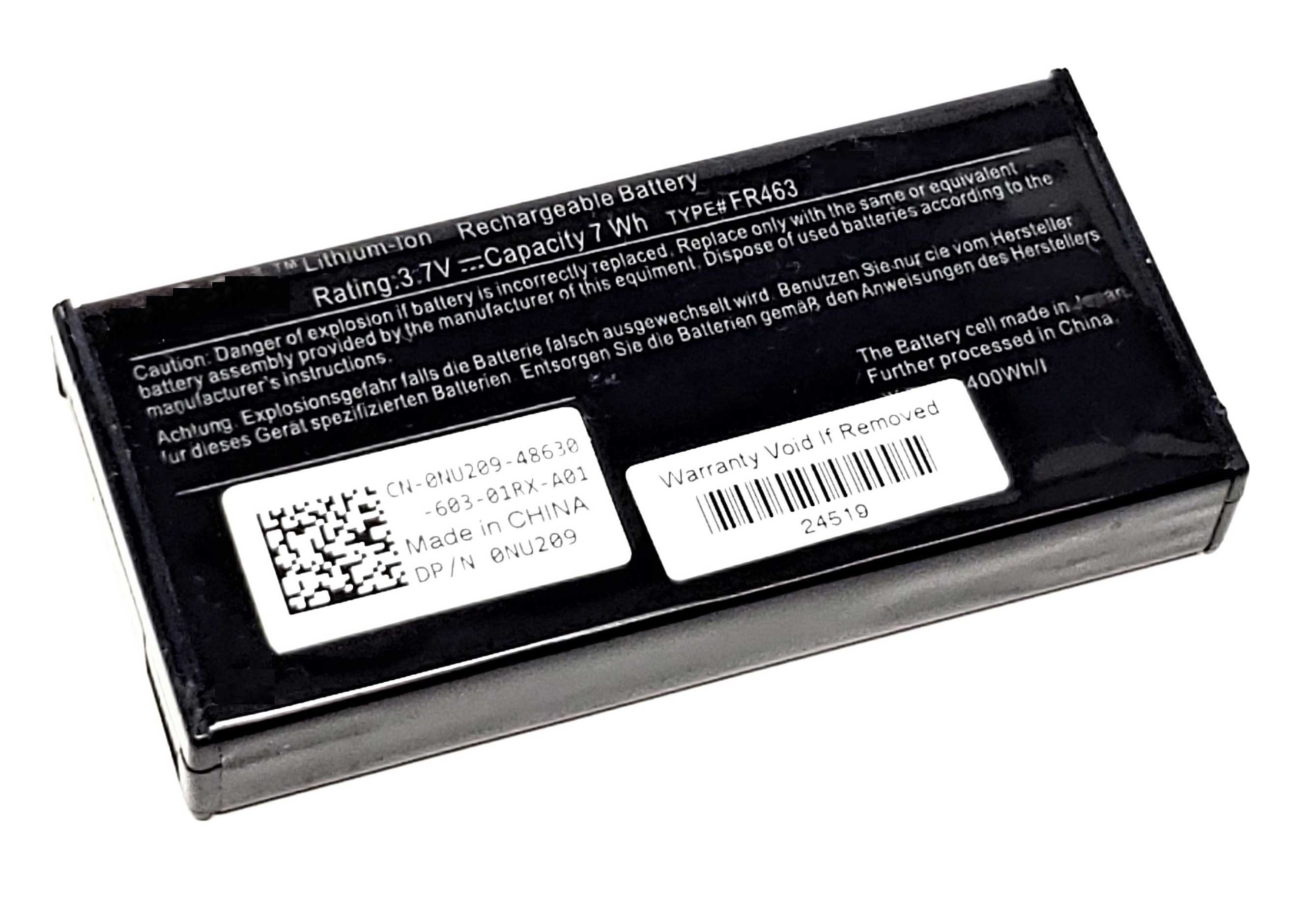 NU209 - PERC5i 3.7V Lithium Ion Battery for Raid Controller