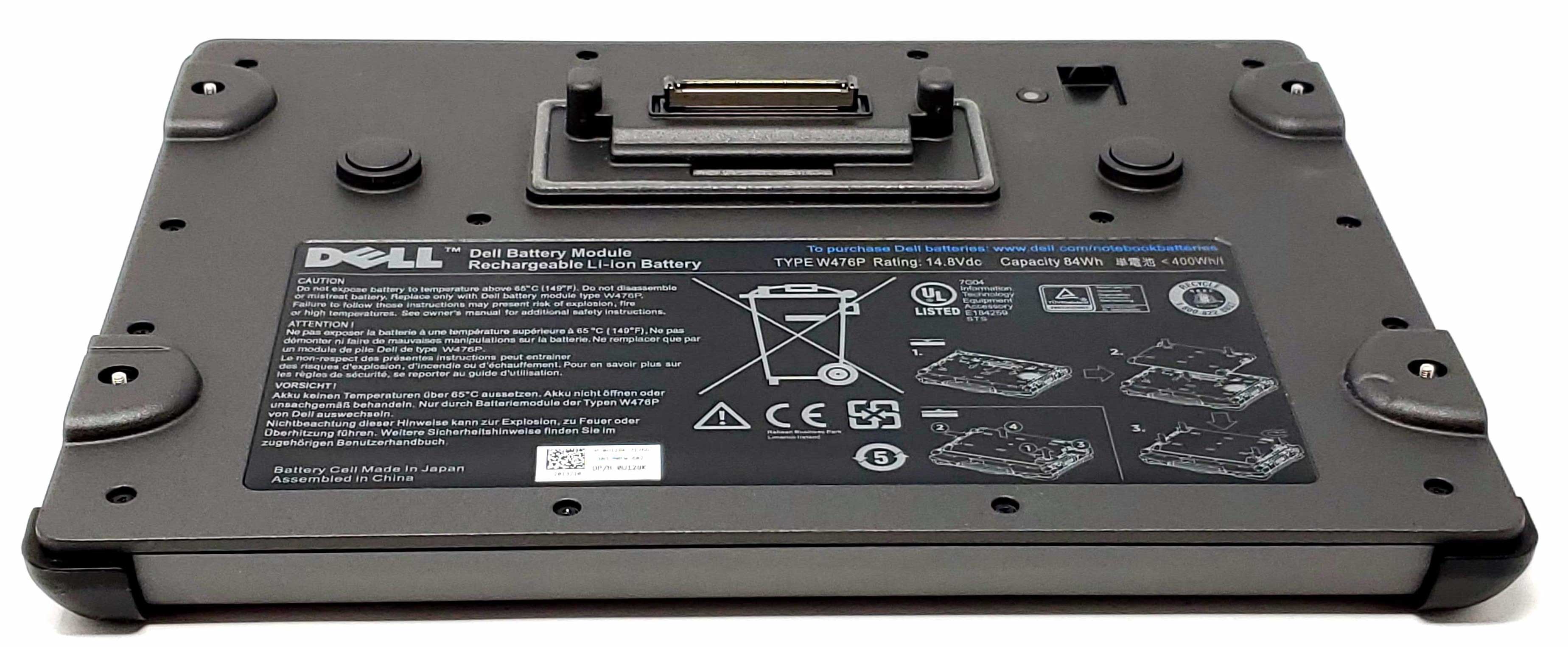 Dell U128K - Rugged Battery Slice for Dell E6400 6420 XFR - front