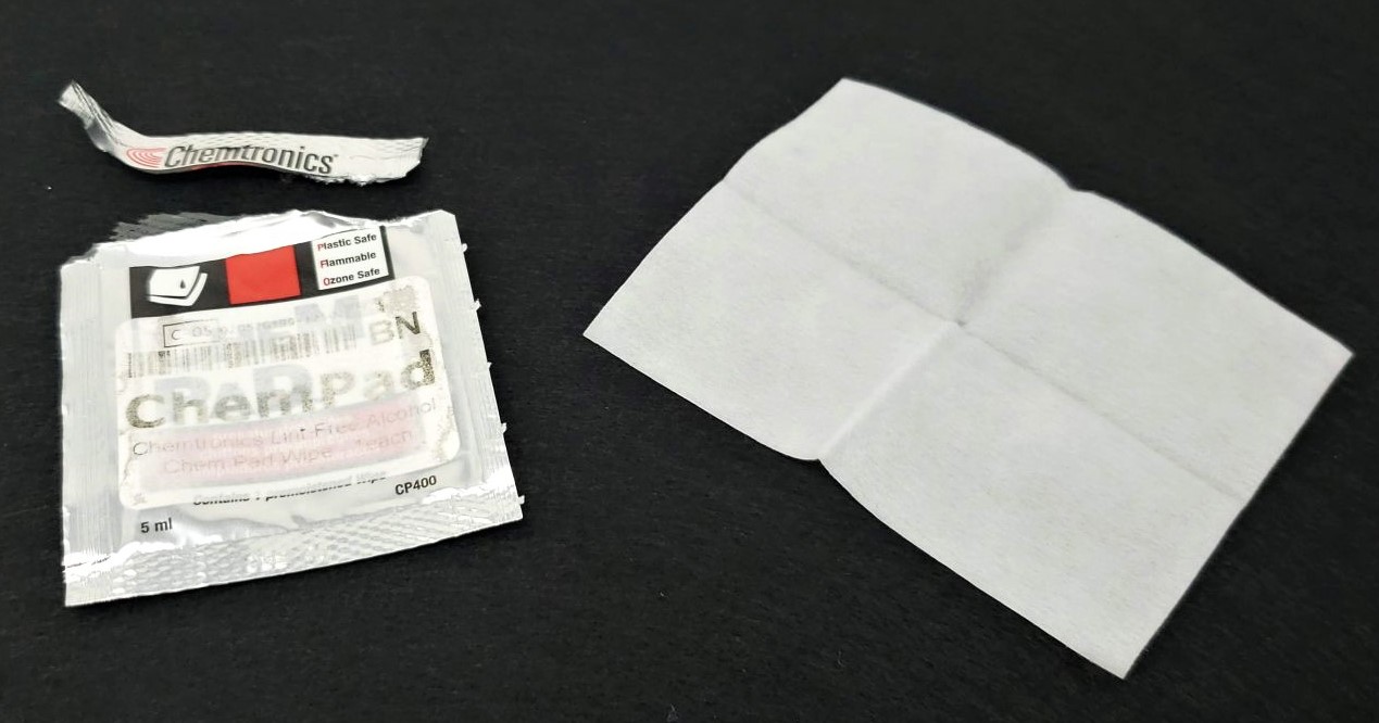 CP400 - Chemtronics Chempad Presaturated Alcohol Wipe Cleaning Pad