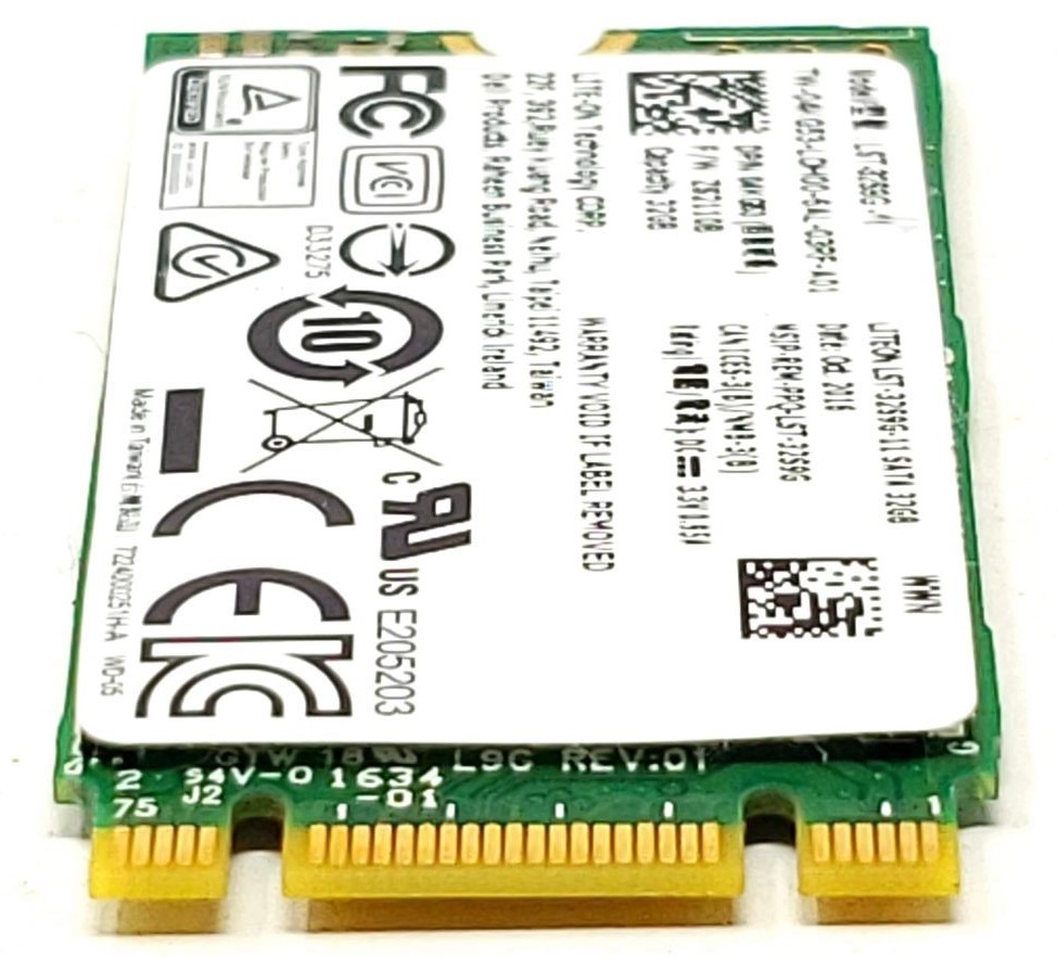 Lite On Lst 32s9g Hp 32gb Solid State Ssd Sata Ngff M 2 2242 Drive Cpu Medics