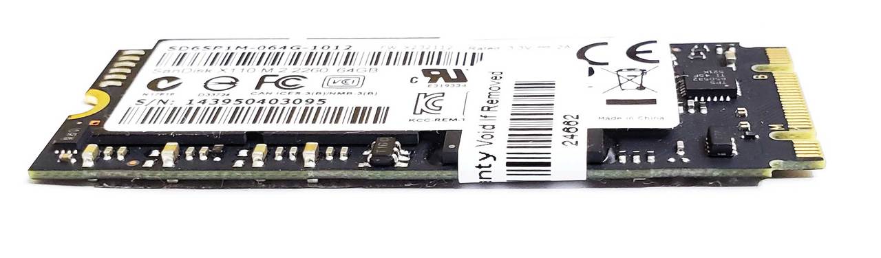 HP 744450-001 - 64GB M.2 NGFF 2260 60mm Solid State SSD