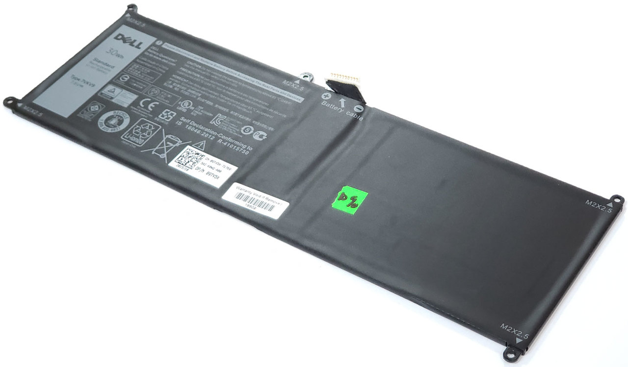 7VKV9 - 30Whr Battery for Latitude 12 (7275) XPS 12 (9250) - CPU
